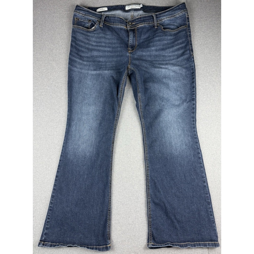 Torrid Luxe Slim Boot Jeans Womens 20 Dark Wash Stretch Bootcut Plus Size